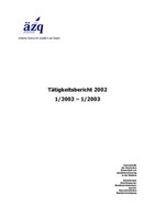 Tätigkeitsbericht 2002