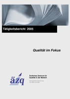 Tätigkeitsbericht 2005